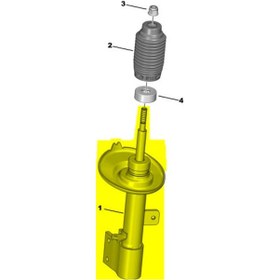 Resim Peugeot Rcz Ön Amortisör Sağ Orjinal 9808140080 