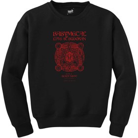 Resim Babymetal Live At Budokan Siyah Sweatshirt - XL / Siyah 