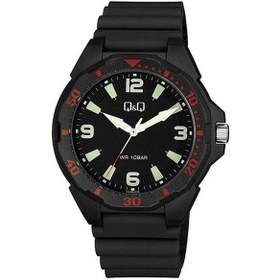 Resim Q&q Vs44j006y Erkek Kol Saati Siyah - Kırmızı 
