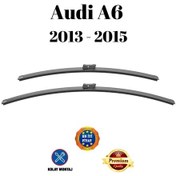 Resim Audi A6 2013 214 2015 Uyumlu Araca Özel Ön Cam Muz Tipi Silecek Süpürgesi Takımı 65/53cm 2li Set Silbak 