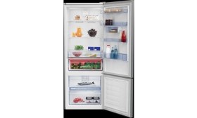 Resim Beko 670531 Eı No Frost Buzdolabı 427 L Kapasitesiyle Gümüş Renk Enerji Sınıfı F ve Sessiz Çalışma 