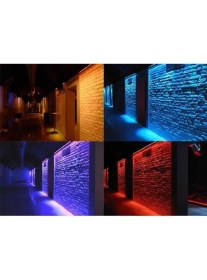 Resim Ledmira 20 cm (6W) Kırmızı Renk Wallwasher Duvar, Ağaç ve Cami Boyama (Kırmızı) 