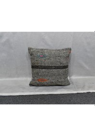 Resim Zehra Abla Halı Yeni El Dokuma Dekoratif Kilim Kırlent Yastık Kılıfı 6048 
