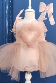 Resim Shecco Babba Kız Bebek Tütü Elbise Ve Bandana, Çıtçıtlı Bebek Doğum Günü Elbisesi, Kız Bebek Tulum 