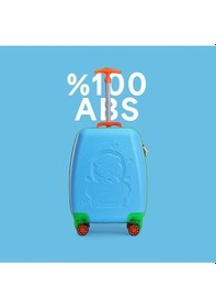 Resim Wexta WX-411 Disney Serisi Erkek Çocuk Valizi - Mavi 