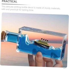 Resim Tuncel Store Batmayan Gemi Şişe Akvaryum 