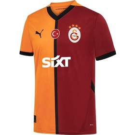 Resim Galatasaray Puma 2024/2025 İç Saha Parçalı Profesyonel Forma 77964301 Sarı - Kırmızı 