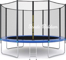 Resim Nessiworld Hattrick 366 cm (12 Ft) Güvenlik Fileli Trambolin TRP89 