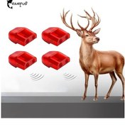 Resim Sunshine022 Kırmızı 4 Adet Araç İçi Geyik İkaz Düdüğü - Güvenli Sürüş İçin Etkili Hayvan Uyarı Sistemi 