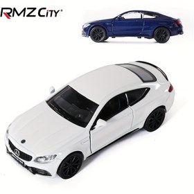 Resim RMZ Simülasyon 1:36 Alaşım Mercedes Benz C63 S Araba Modeli Oyuncak Araba Süslemeleri Geri Çekme Araba Modeli Oyuncak Doğum Günü Hediyesi 