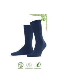 Resim Kral Socks Bambu Erkek Soket Uzun Çorap Klasik Yazlık Dikişsiz 3'lü Set Antrasit 