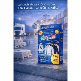 Resim Nemtut Lojistik Nem Rutubet Giderici Korozyon Önleyici Koku Giderici 1 Kutu 2 Paket 1 kg 
