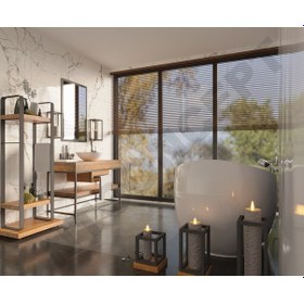 Resim Ntconcept Liv Doğal Ahşap Hilton 2'li Set 