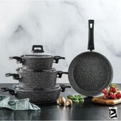 Resim Schafer New Stark 7 Parça Granit Tencere Seti 