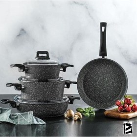 Resim Schafer New Stark 7 Parça Granit Tencere Seti 