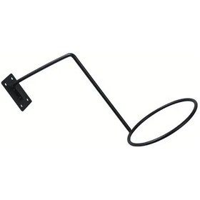 Resim Elmpaly Siyah Metal Duvar Askılığı - Motosiklet Kaskı Ve Dans Maskesi İçin 