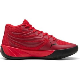 Resim Puma Court Pro Jr Çocuk Kırmızı Basketbol Ayakkabısı 