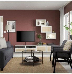 Resim Tv Ünitesi, Beyaz, 240x42x190 Cm, Studsviken Beyaz 