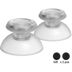 Resim Veri Kurbağa 3d Joystick Kapakları Playstation 5 Için Yedek Thumbsticks Düğmesi Light White 