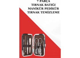 Resim MiraLive Manikür Pedikür Seti 7 Parça Tırnak Mantarı Tırnak Batığı Temizleme Taşınabilir 