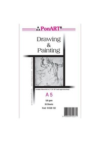 Resim Ponart D&P Blok Resim Defteri 130G 30 Yaprak A5 10 628 122 