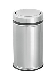 Resim Pratik Kapaklı Paslanmaz Çöp Kovası 16 Lt Ft497 