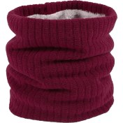 Resim Chaoduo Shop Şarap Kırmızısı Bir Stil Unisex Kış Yürüyüş Bisiklet Eşarp Faux Kürk Örgü ile Boyun Isıtıcı Tıknaz Yumuşak Kalın Daire Döngü Kadın Erkek Için Atkılar (Yurt Dışından) 