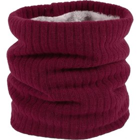 Resim Chaoduo Shop Şarap Kırmızısı Bir Stil Unisex Kış Yürüyüş Bisiklet Eşarp Faux Kürk Örgü ile Boyun Isıtıcı Tıknaz Yumuşak Kalın Daire Döngü Kadın Erkek Için Atkılar (Yurt Dışından) 