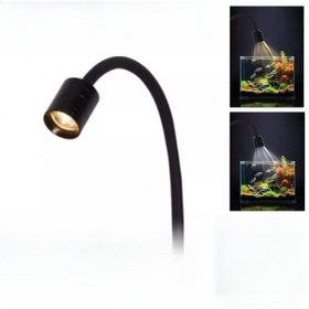 Resim Mini Klipsli Lambalar Balık Tankı Peyzaj Işıkları Ayarlanabilir 