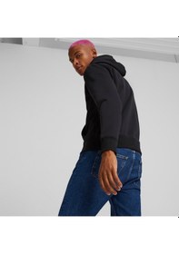 Resim Puma Classics Hoodie Unisex Siyah Hoodie Düz 535596 Siyah 