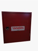 Resim UNİ-BOX 1'' TEK SAÇ KAPAK 20 MT HORTUMLU 1MM SIVA ÜSTÜ TSE'Lİ YANGIN DOLABI 