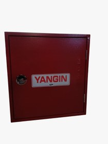 Resim UNİ-BOX 1'' TEK SAÇ KAPAK 20 MT HORTUMLU 1MM SIVA ÜSTÜ TSE'Lİ YANGIN DOLABI 