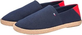 Resim TOMMY HILFIGER TOMMY HILFIGER Erkek Marka Logolu Günlük Kullanıma Uygun Siyah Espadril FM0FM05792 BDS 