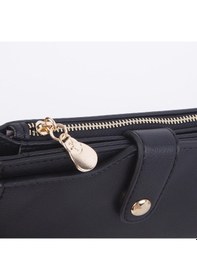 Resim Nas Bag Kadın Çok Kartlıklı Cüzdan Siyah Golf Siyah Golf Siyah 