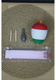 Resim El Yapımı Istavrit Gece Ve Gündüz Çapari Seti - Kırmızı ( 2'li Set ) 