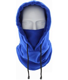 Resim Polar Polar Balaclava Yüz Maskesi Rüzgar Geçirmez Boyun Eşarp Kapüşon Isıtıcı Kış Doğa Sporları İçin - Safir Saks Mavi 