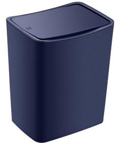 Resim Turan Plastik Touch Çöp Kutusu 4 lt. Lacivert 
