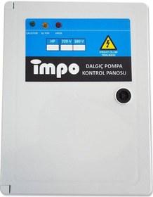 Resim İmpo Abb T1000 10hp Trifaze Dalgıç Pompa Kontrol Panosu 