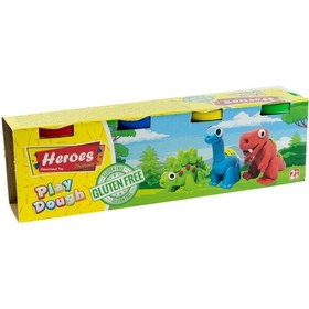 Resim Oyun Hamuru 4 Renk Dinazorlar 5 100 Gram 