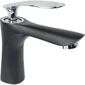 Resim Pure Royal Lavabo Armatürü Krom - Siyah Akf-107 