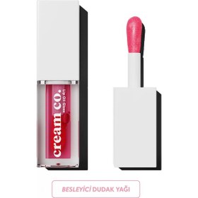 Resim Cream Co. Parlatıcı Nemlendirici Besleyici Dudak Bakım Yağı Lip Oil Gloss - Raspberry 
