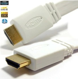 Resim Flat Hdmi Kablosu 150 CM Full Hd 4K 3D Gold 