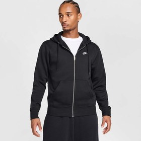Resim Nike Club Erkek Siyah Ceket (FN3861-010) 