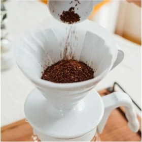 Resim AyrStore Hario V60 Kahve Demleme Seti, Açık Gri 