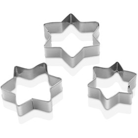 Resim Qlux 3'lü Metal Kurabiye Kalıbı 