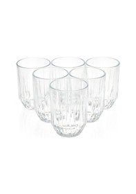 Resim Paşabahçee Echo Damla 6'lı Su Bardağı - 250 Ml Renkli 