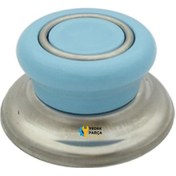 Resim Tencere Kapak Tepesi Tava Sahan Kapağı Kulbu 1 Adet Mavi Açık 