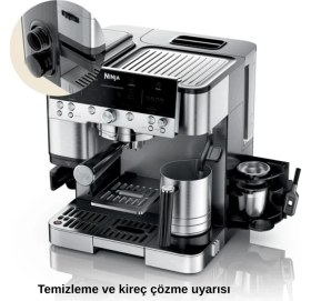 Resim Ninja Luxe Cafe Premier Yarı Otomatik Espresso Makinesi+ Kahve Çekirdeği Hediye 