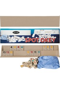 Resim Spot Plastik Okey Takımı Büyük Boy. 