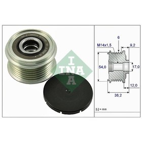 Resim Kore Alternatör Kasnagı - Alternatör Kasnagı - İna 535 0263 10 